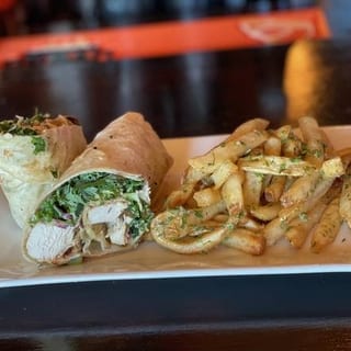 Blackened Chicken Caesar Wrap