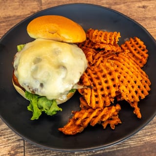 Mushroom Melt Burger